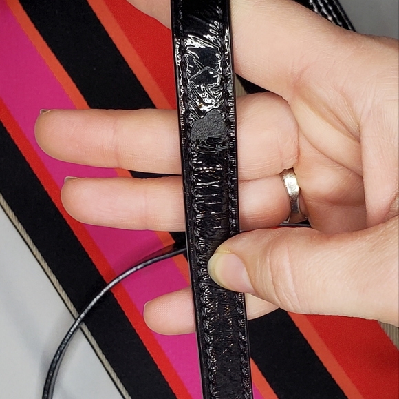 Kate Spade multi-color chain-link canvas crossbody bag - Picture 7 of 7